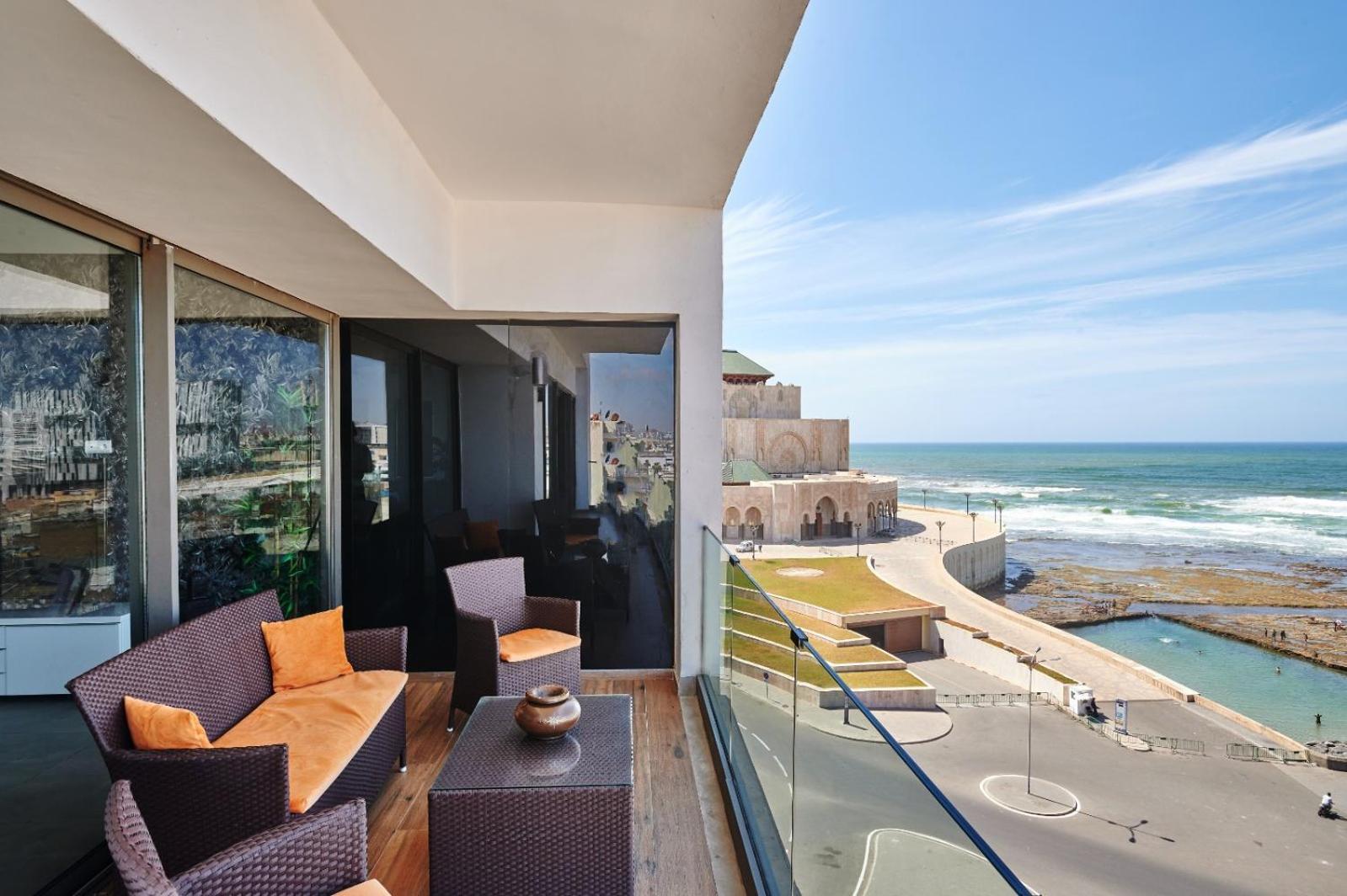 קזבלנקה Thecasaedition - Bel Azur - Sea View & Hassan II Mosque Residency מראה חיצוני תמונה
